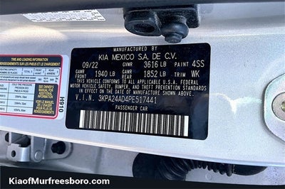 2023 Kia Rio LX KIA CERTIFIED!!!