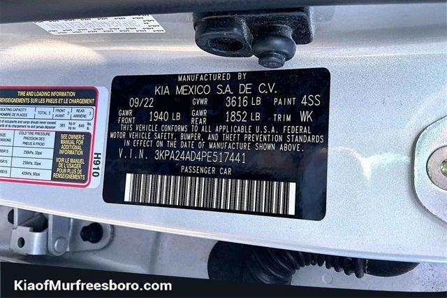 2023 Kia Rio LX KIA CERTIFIED!!!