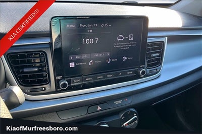 2023 Kia Rio LX KIA CERTIFIED!!!