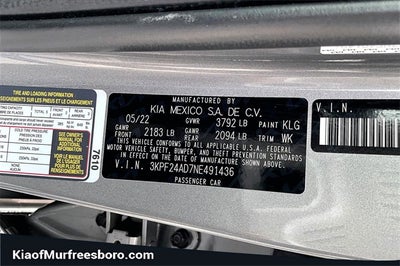 2022 Kia Forte LXS KIA CERTIFIED!!!