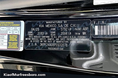 2023 Kia Forte LXS KIA CERTIFIED!!!