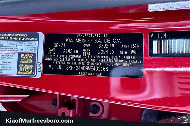 2021 Kia Forte LXS KIA CERTIFIED!!!