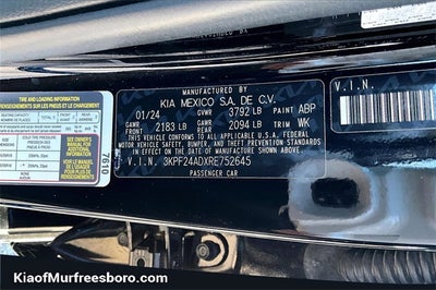 2024 Kia Forte LXS KIA CERTIFIED!!!