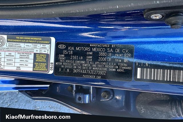 2018 Kia Forte LX *CERTIFIED LITE!!!