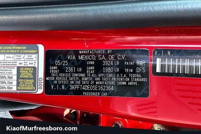 2025 Kia K4 LXS KIA CERTIFIED !!