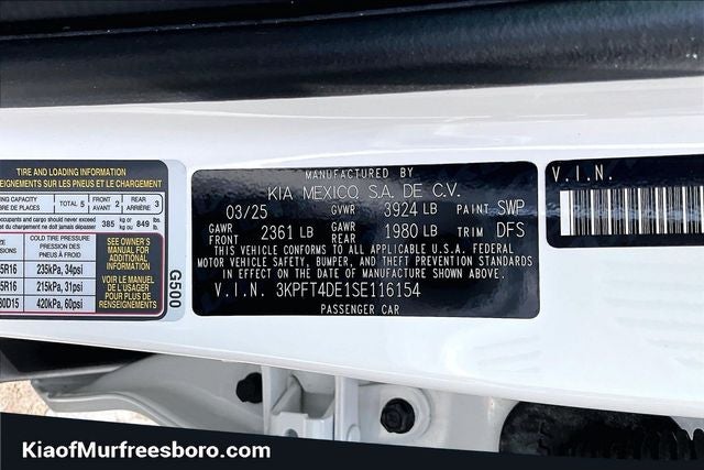 2025 Kia K4 LXS KIA CERTIFIED!!!