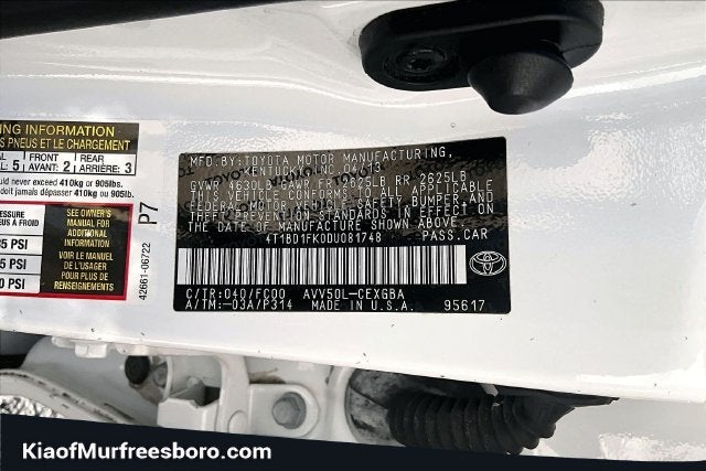 2013 Toyota Camry Hybrid XLE