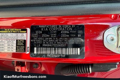 2025 Kia K5 GT-Line KIA CERTIFIED!!!