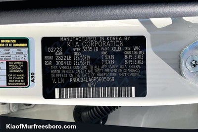 2023 Kia EV6 Wind KIA CERTIFIED!!!