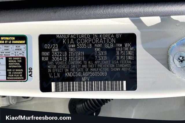 2023 Kia EV6 Wind KIA CERTIFIED!!!