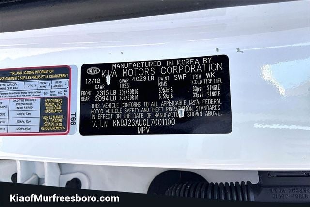 2020 Kia Soul S *Certified Lite!!!