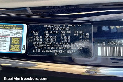 2024 Kia Carnival LX KIA CERTIFIED!!!