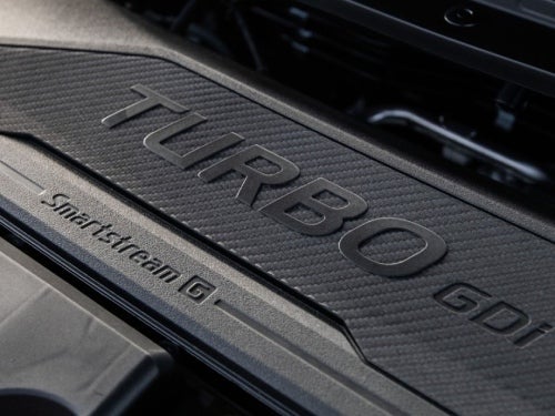 2025 Kia K4 close up view of GT-Line Turbo engine