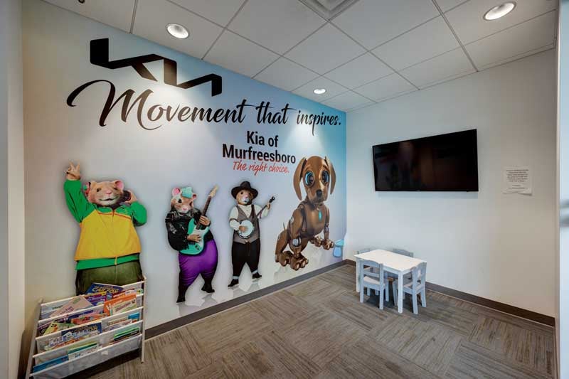 Kia of Murfreesboro kids playroom